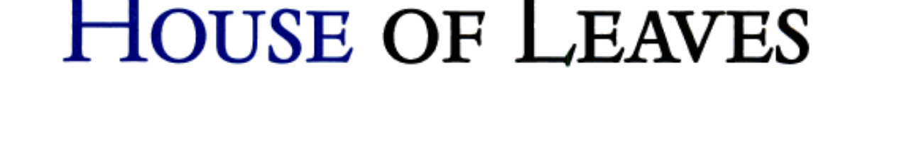 House of Leaves cover