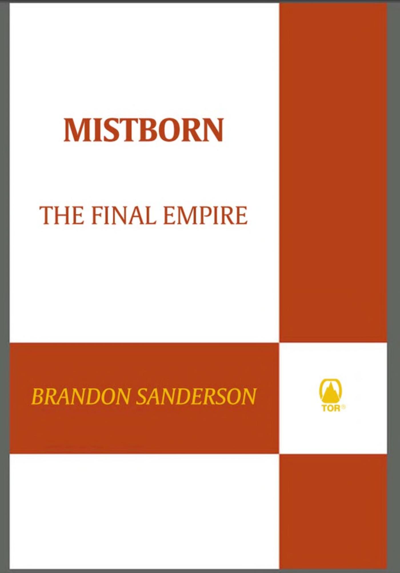 Mistborn: The Final Empire cover